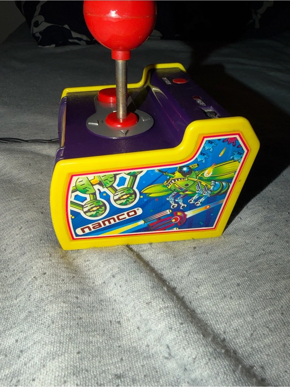 Namco Purple & Yellow Mini Arcade Joystick